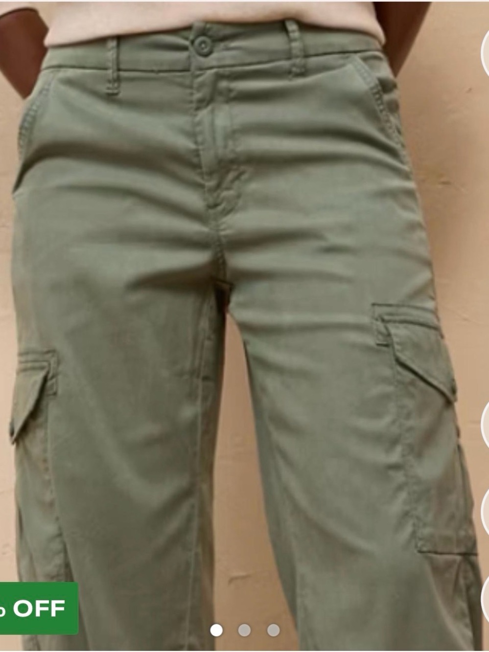 American Eagle Outfitters Olive Green Utility Pants